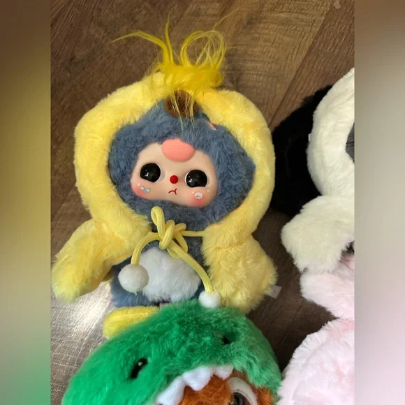 SOLD Baby Three I Am Not A Warrior Plush pendants With Cards - Picture 6 of 8